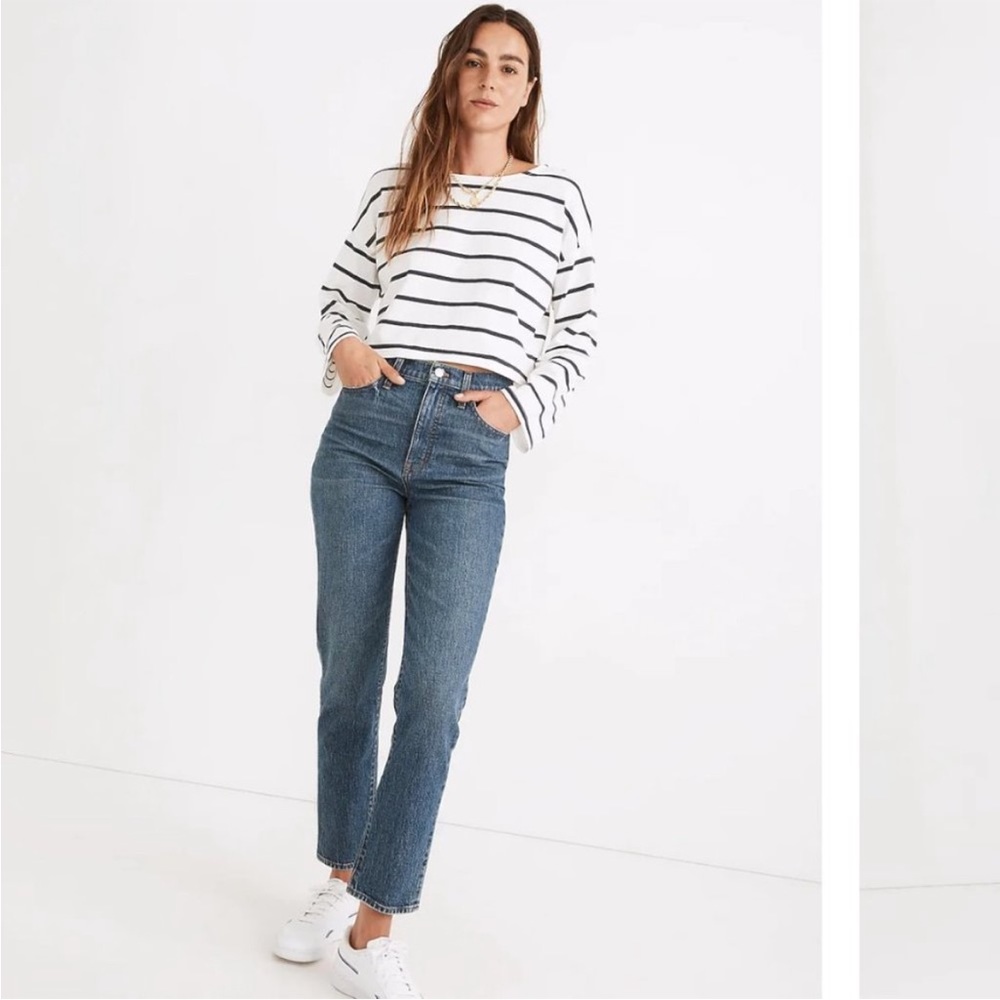 NWT Madewell Classic Straight Leg Jean